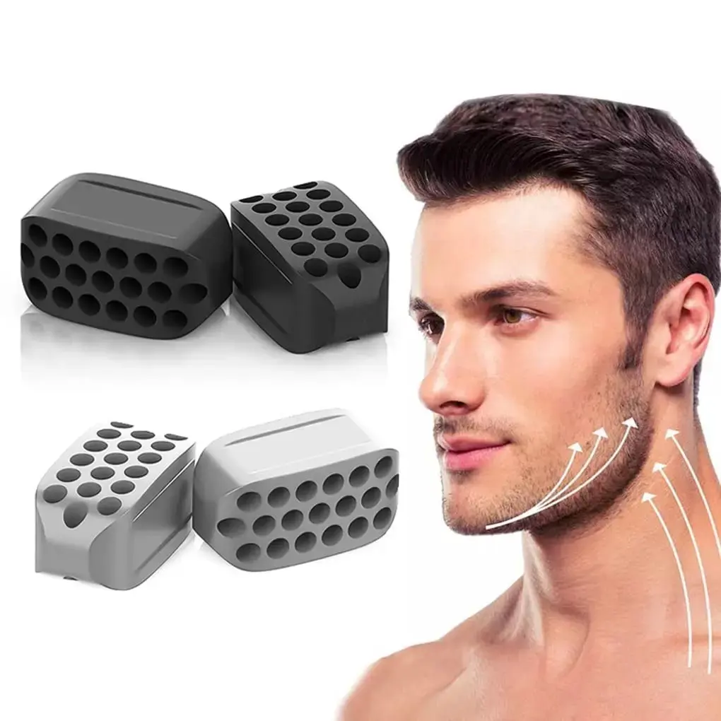 6-Pack Silicone Jaw Training Balls, Dual-Head Facial Massager, Reduces Double Chin, Home Use, Unisex, Jawline Sculpting Tool, Jaw Enhancer