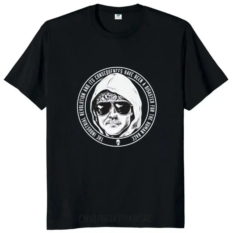 U Is For Unabomber T-shirt Retro Ted Kaczynski Short Sleeve O-neck Unisex Summer Casual T Shirts S-4XL Size