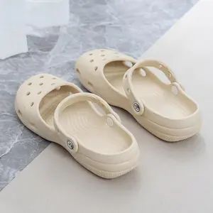 Summer Women's Sandals On Cloud Clogs Breathable Perforated Shoes For Woman Outdoor Anti-slip Comfortable Fashion Beach Slippers