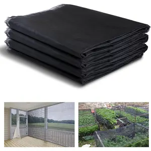 Stronger Garden Mesh Netting - 10 x 33 ft PP Nanocomposite Bird Net Barrier, Mosquito Netting Screen for Outdoor Plants Vegetables Patios Balconies Terraces, Shading Rate 33% (Black)