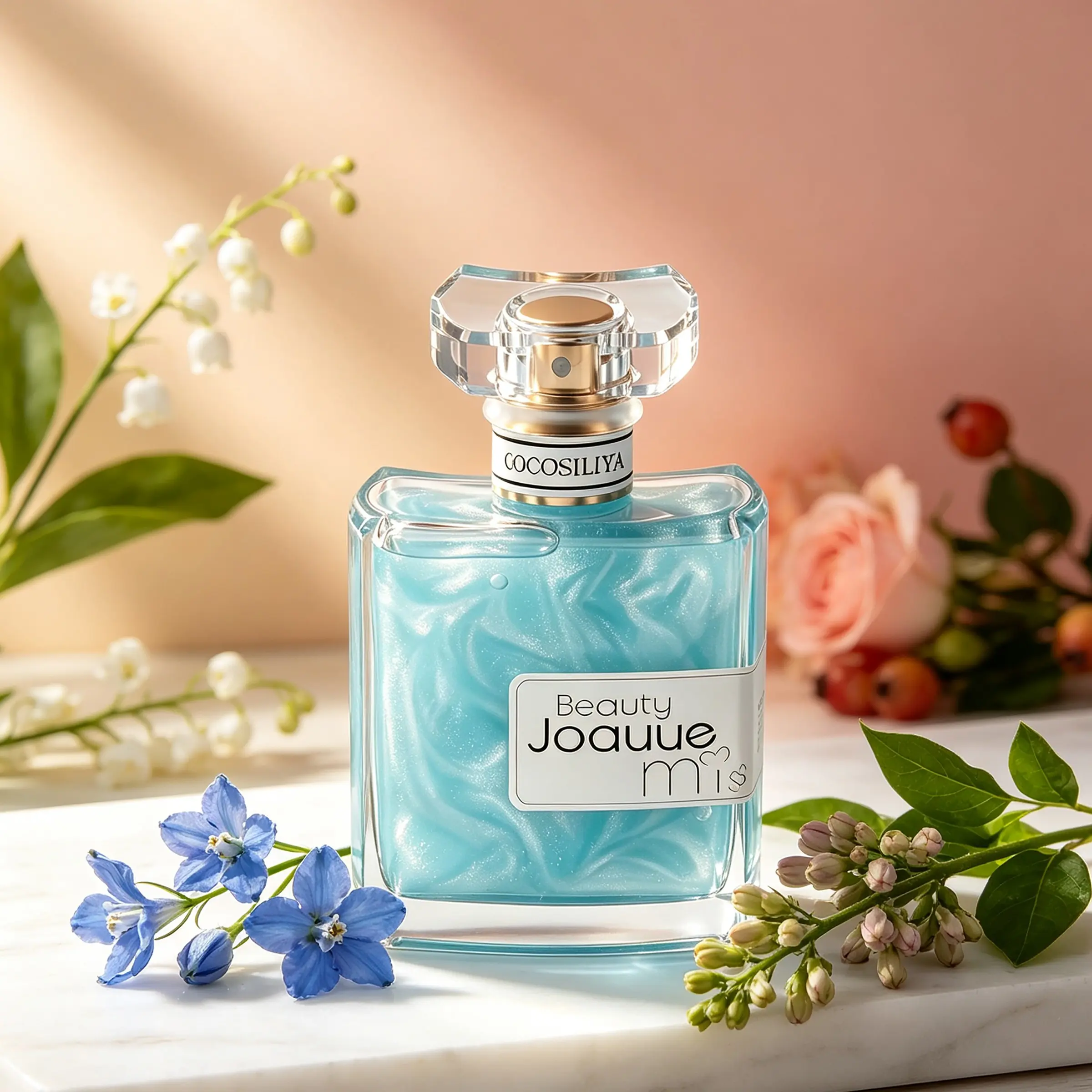 Perfume for Women and Men, Eau de Toilette (50ml) - Green Floral Scent, Long-Lasting Fragrance, with Bluebell, Clove, Jasmine, Lily of the Valley, Musk & Amber, Great Gift Choice Perfume for Women and Men, Eau de Toilette (50ml) - Green Floral Scent, Long