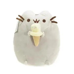 14CM Plush Toy Kawaii Helado Sushi Cat Cartoon Plush Fill Animal Doll Potato Chip Ice Cream Pizza Cat Gifts for Children