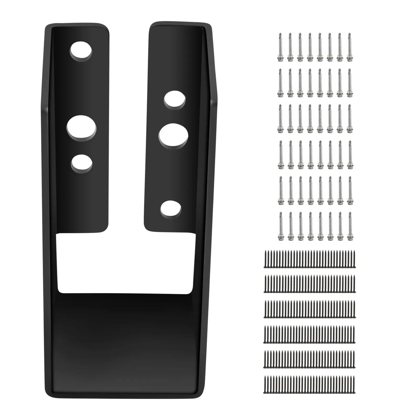 tool upgrade VEVOR 24-Pack Concealed Joist Hanger, 2 inches x 4 inches Outdoor Concealed-Flange Bracket, Q235 Steel Powder-Coated Face Mount (Inner 40x91 mm) for Outdoor Users, Beam Swing