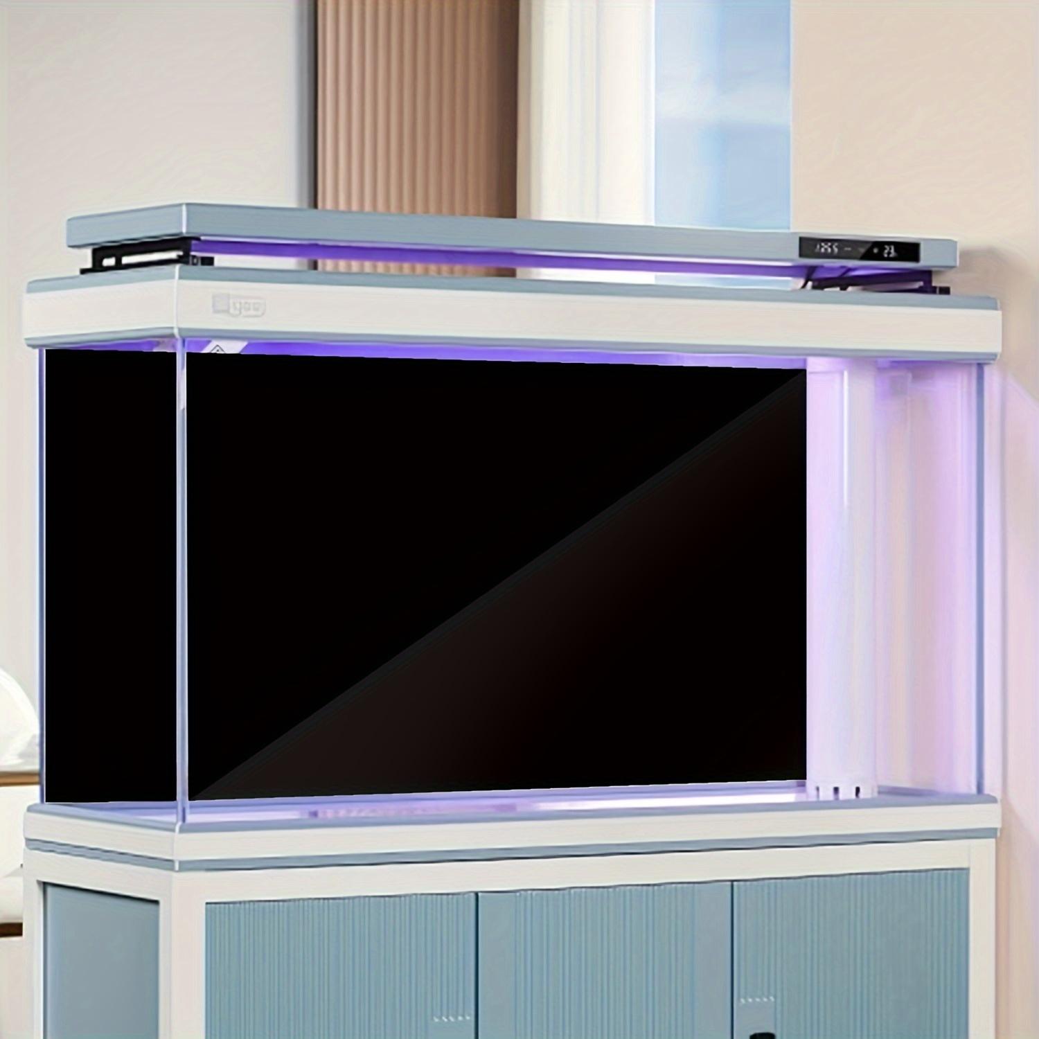 Black Aquarium Background, Static Cling Self Adhesive Fish Tank ...