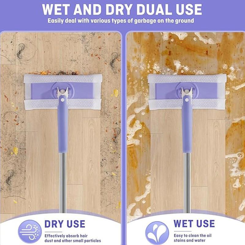 Mopping and Sweeping Kit, Multi-Surface Kit for Floor, Cleaning Supply crevice brush