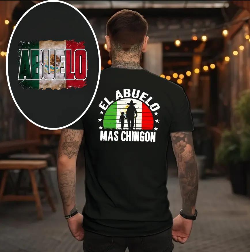 El Abuelo Mas Chingon Shirt Mexican Grandpa Shirt Father’s Day Present for Dad Graphic Tee Tshirt for Men Best Dad Gift Ever 2026
