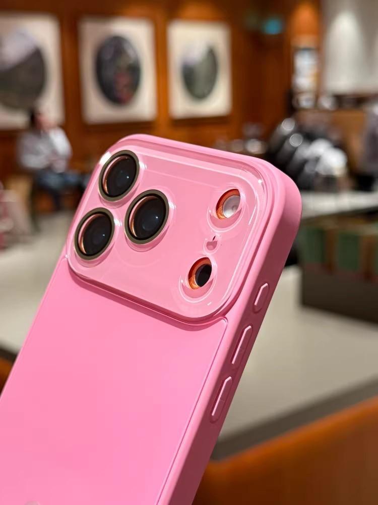 Skin-Feel Crystal Clear Phone Case for iPhone 17/16/15/14/13 Pro Max Plus , Premium Soft Bumper Shockproof Protective Cover in Solid Colors