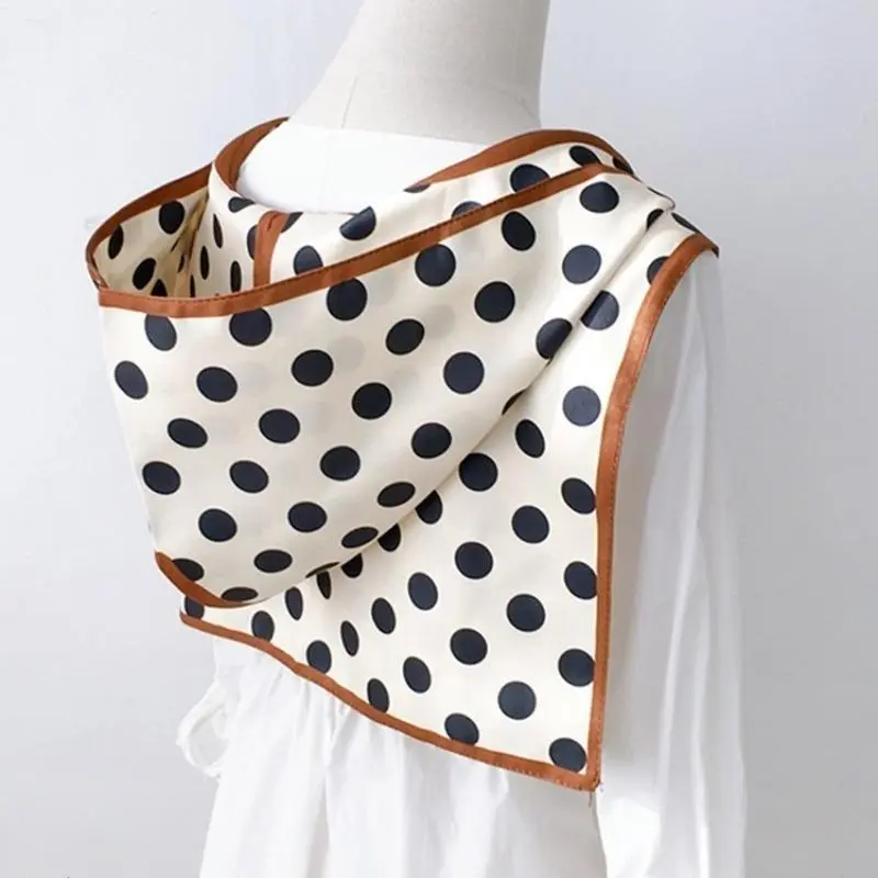 Women Lightweight Smooth Faux Silk Hooded Cape Shawl, Cute Bunny & Mini Floral Dot Print Thin Breathable Outer Wrap, Sweet Cartoon Fashion Accessory for Spring Summer Shirt Layering & Daily Styling