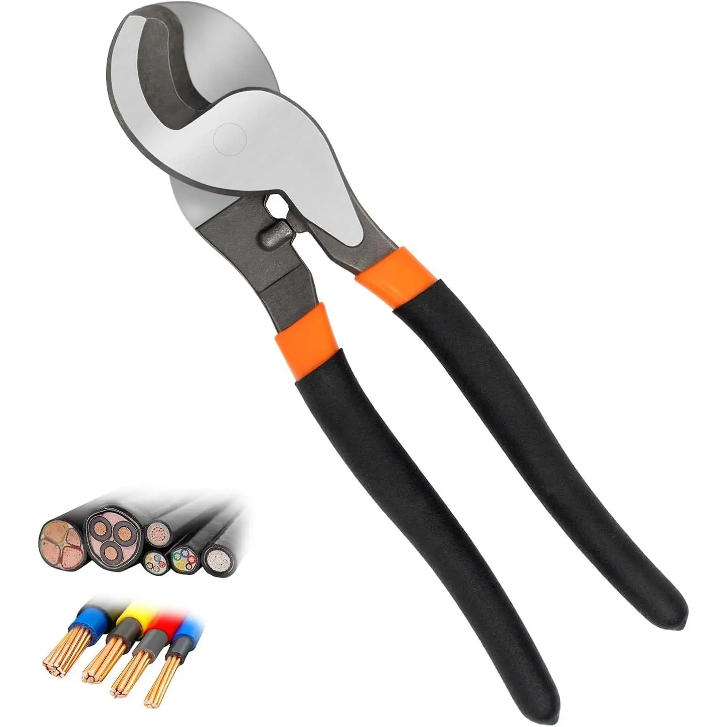 10 Inch  Cutters,  High Leverage   Heavy Duty Industrial Strength Electrical Wire Cutters for   Copper Communication Cables