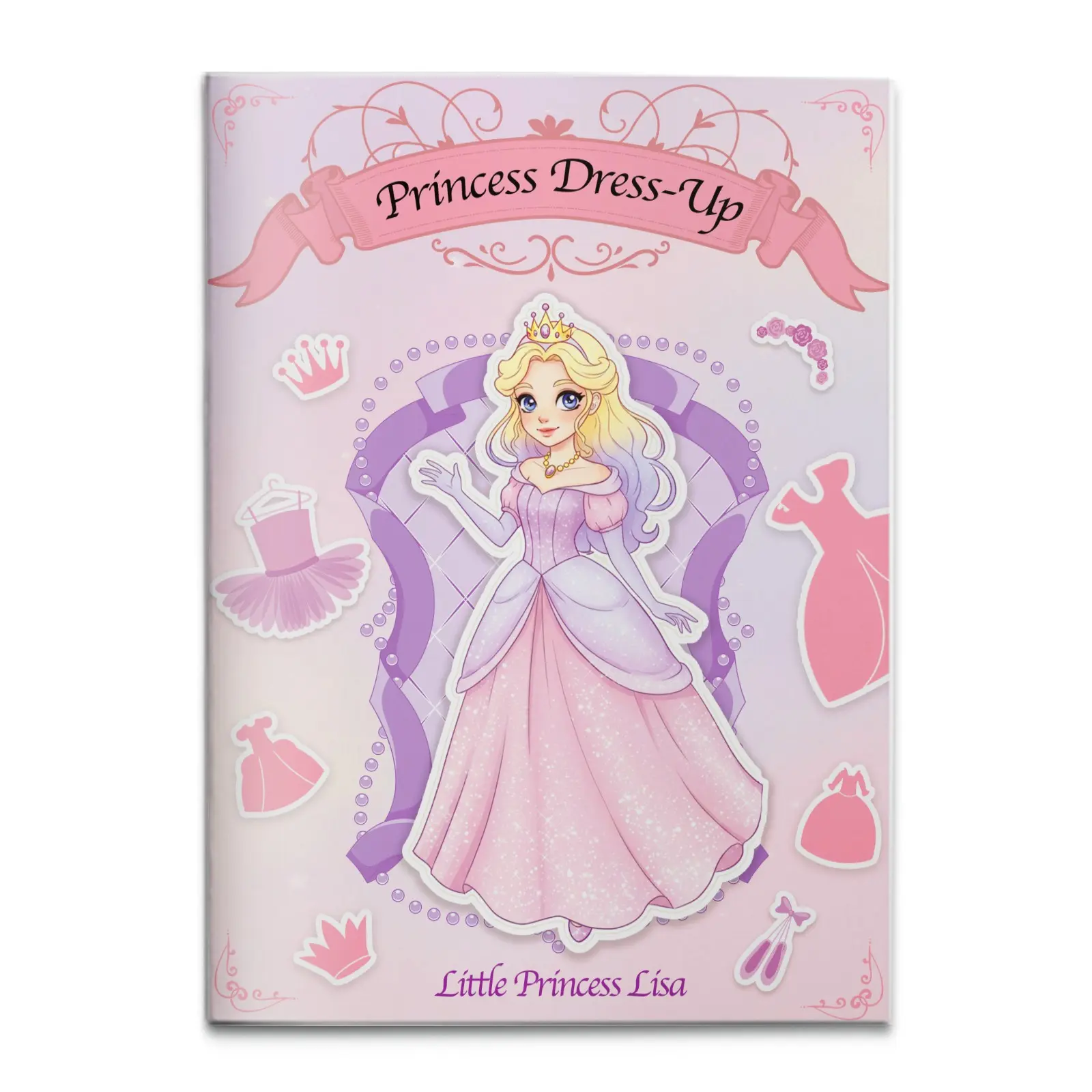 Princess Sticker Book for Kids – Magical Dress-Up, Cute Stickers and Fairy Tale Scene Sticker Fun