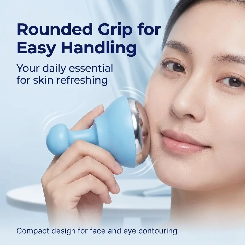 Cold Compress Facial Massage Ice Roller Toning Beauty Device for Face Cold Compression