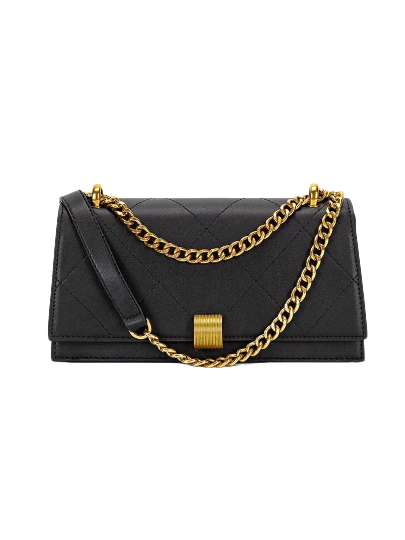 New diamond chain bag embroidery thread bag shoulder bag premium texture small square bag versatile small fragrance