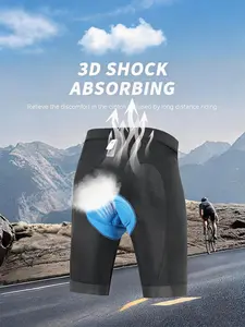 Men's Cycling Shorts with 3D Padded Seat, Quick Dry High Elastic Bike Pants for Road & Mountain Biking