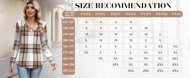 WIHOLL Long Sleeve Shirt for Women Fall Outfits 2025 Dressy Casual Fashion Clothing V Neck Tunic Tops with Button Womenswear Blouse