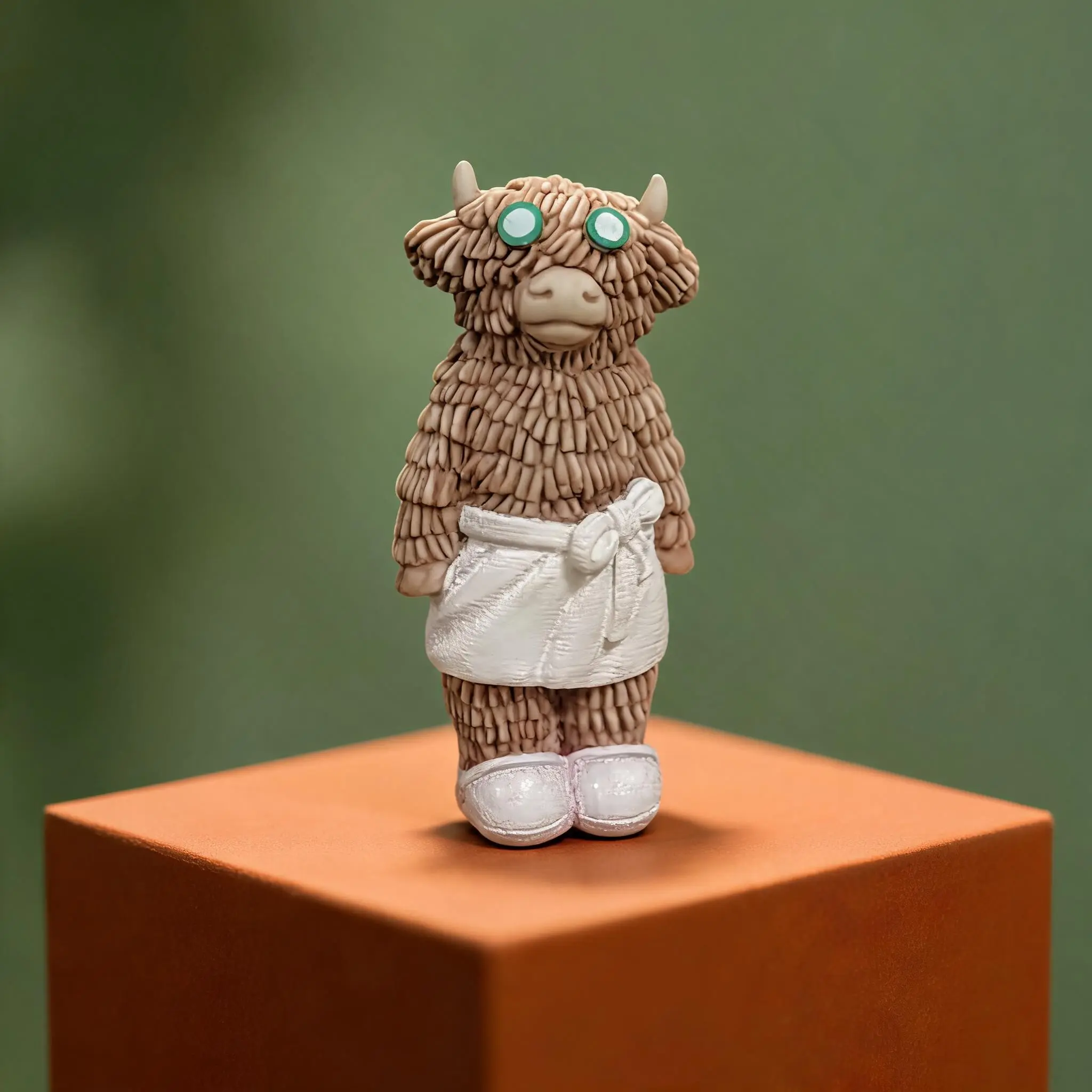 Highland Cow Paperweight, Unique Decorative Item, Home Decor Statue, Cute Collectible Figurines, Resin Figure, Ideal Gift for Collectors and Fans, High-Quality Elegant Design, Perfect Home Office Decoration
