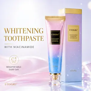 Niacinamide Whitening Teeth Toothpaste,Total Oral Health & Fresh Breath,Gluten Free