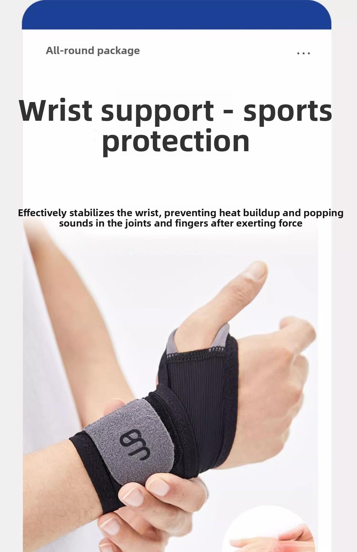 Sports Bracer Thin Strap Pressurized Stable Tendon Sheath Wrist Badminton Basketball Fitness Bracer