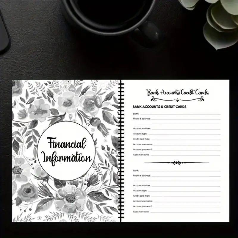 End Of Life Planner Notebook, 1 Count Emergency Notebook, Life ...