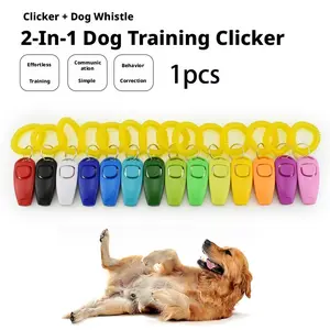 Dual-Function Dog Training Whistle and Clicker, Puppy Training Sound Device, Interactive Tool for Cats and Dogs, Essential Pet Training Aid