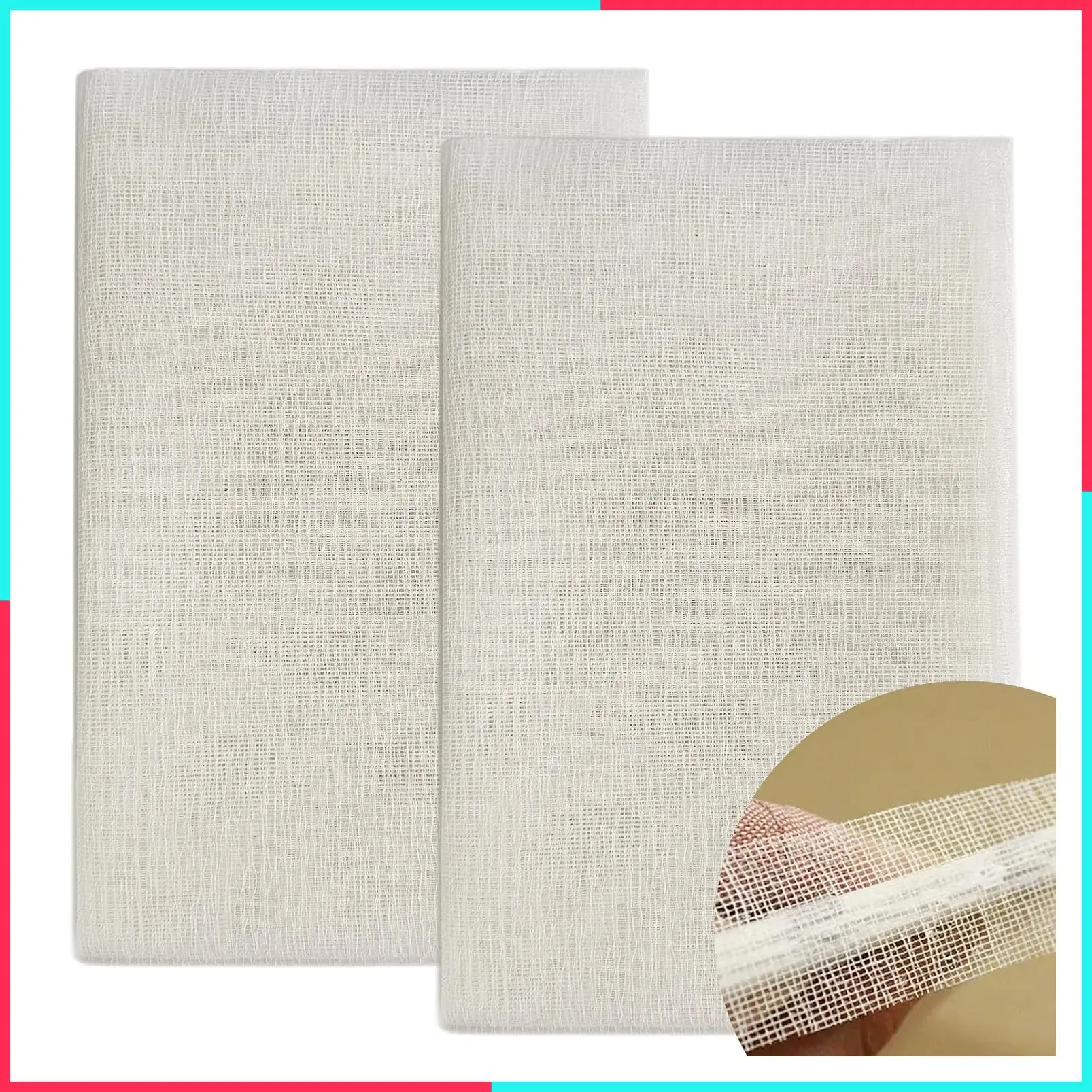 2Pcs 39x45 Inches Book Binding Cloth - Durable Bookbinding Fabric for Book Making, Repairing Old Books, and Book Cover Material