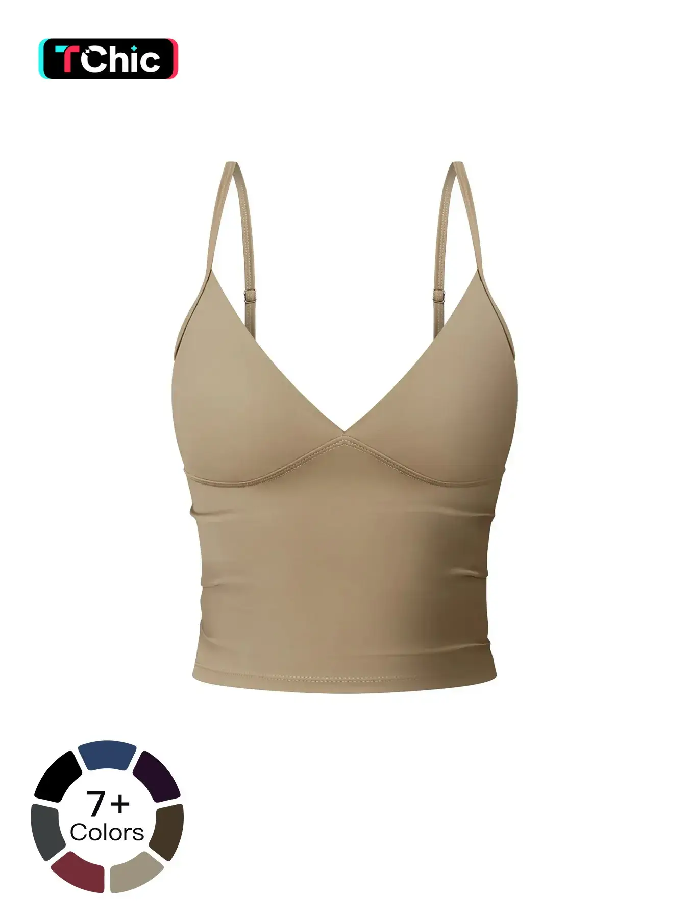 Women's Solid Color Sports Cami Top, Breathable Comfortable Sports Top, Ladies Sportswear for Indoor Outdoor Wear, Sleeveless Gym Top, Athletic Fitness Clothes, Fitted Design Activewear, Athletic Fashion, Exercise Activewear