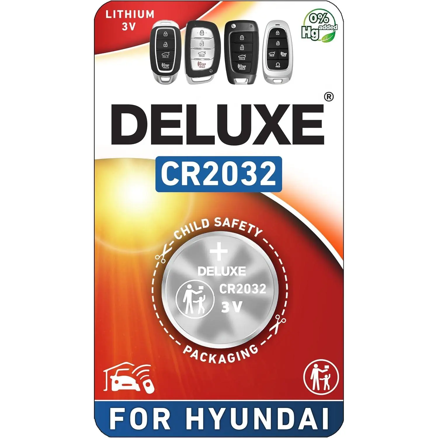 Key Fob Battery Replacement for Hyundai (Elantra Sonata Santa Fe Tucson Palisade Kona Accent Santa Cruz Venue Genesis Ioniq Azera Veracruz) Remote Fob (Check Fitment Guide)Gift.