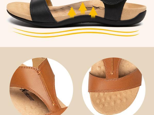 Orthopedic Sandals for Women Comfortable Beach Orthotic Sandals with Arch Support Orthopedic Sandals for Women Comfortable Beach Orthotic Sandals with Arch Support
