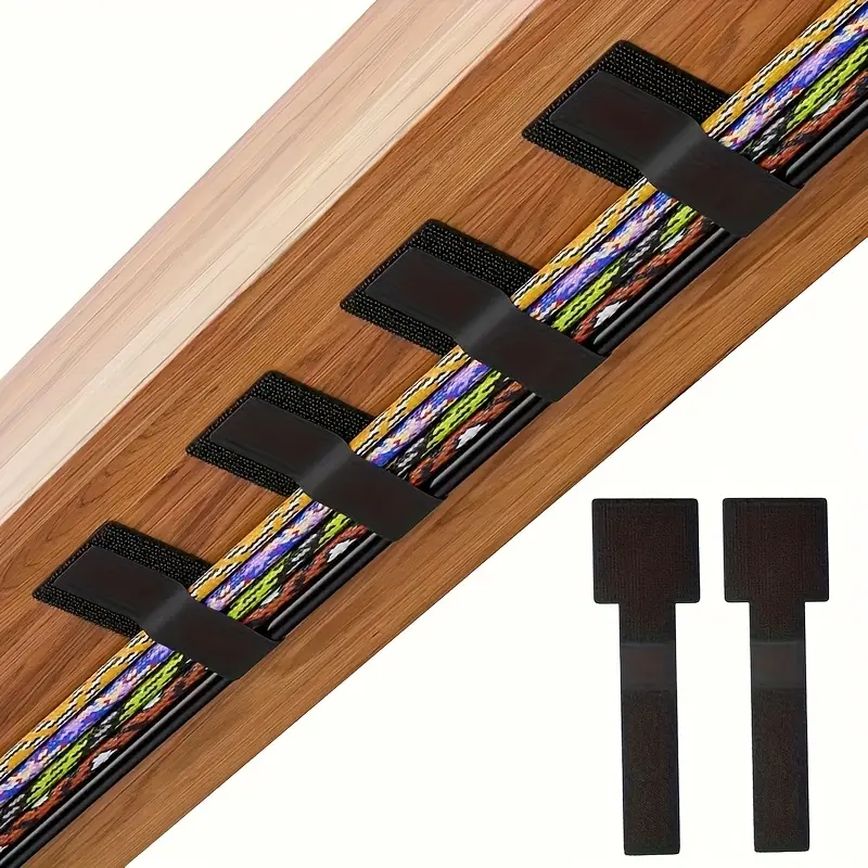 28 multifunctional hook and loop cable ties can be reused. The cable organizer can easily organize the computer/data cable/office desktop cable management, effectively organize the messy wires, durable clips, and long-lasting binding tapes.