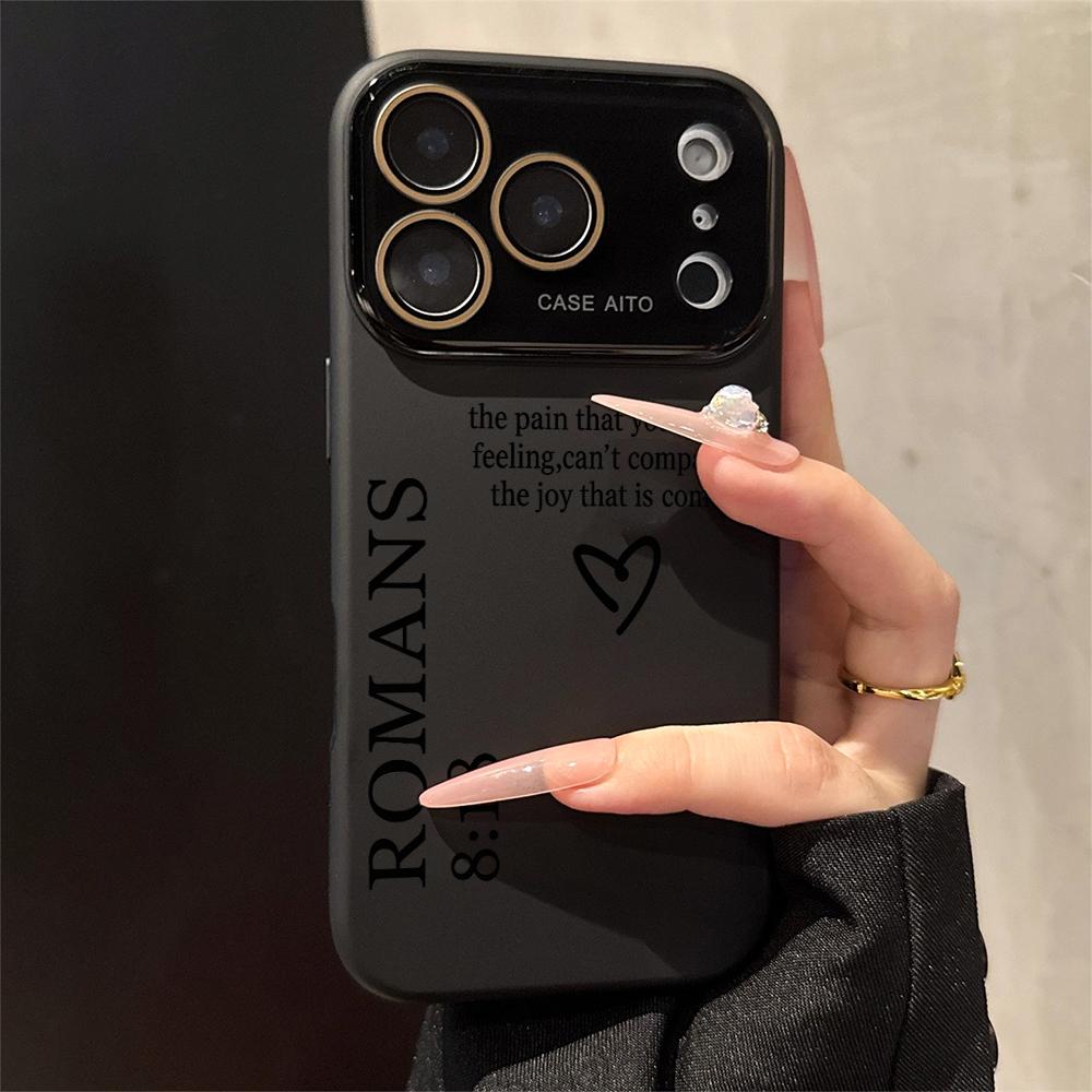 Religious Scripture Phone Case, Inspirational Style, for compatible with iPhone 17/17pro/17promax/17Air/iphone16/16pro/16plus/16promax/15/15promax/15pro/11/12/13/14promax/12mini/13mini/11pro/11promax/12pro/12promax/13pro/13promax/14pro/14promax, Romans 81