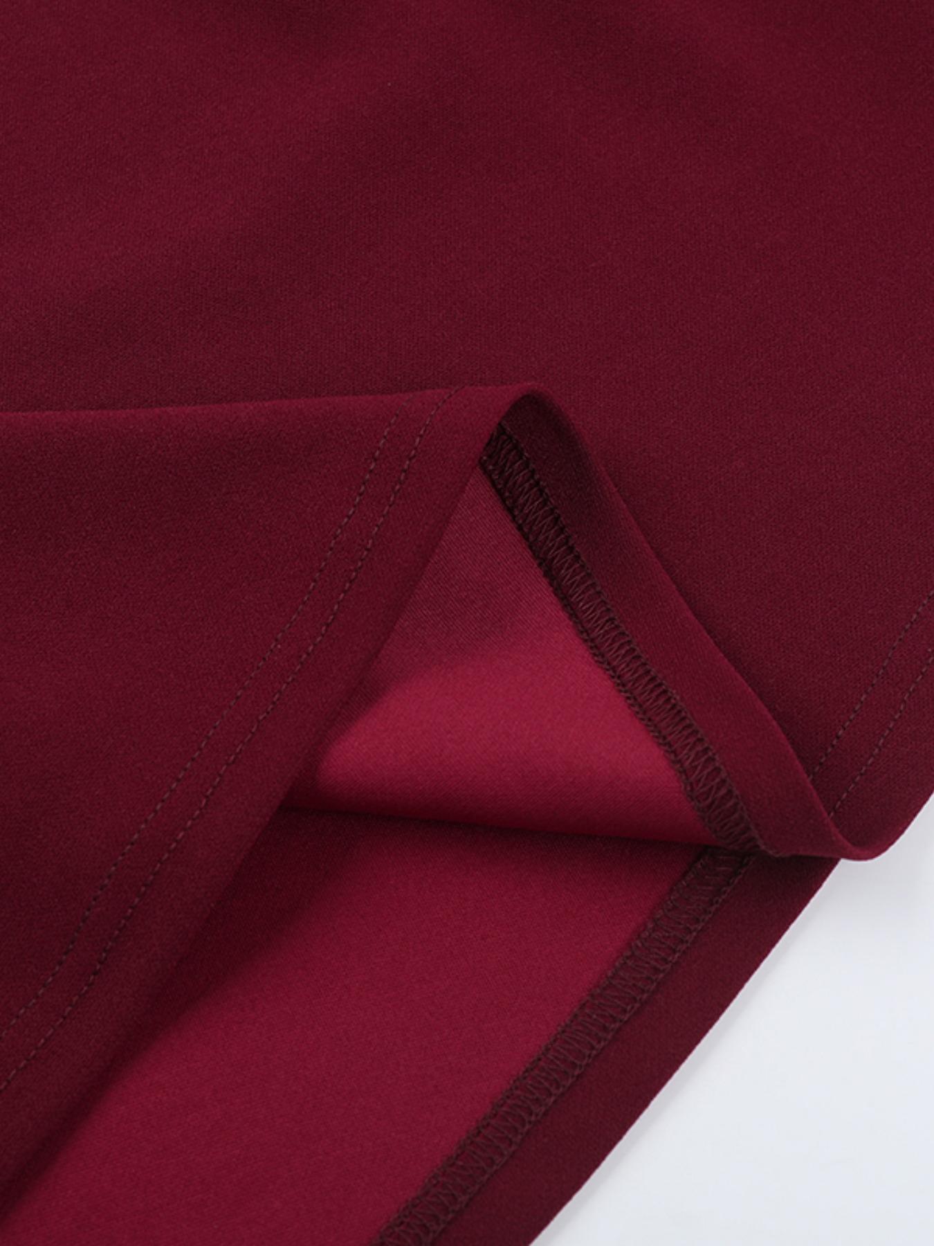 Women's Solid Color Dress, Elegant Classy Flattering Fashion Casual Dress for Daily Outdoor Wear, Women Dress for Summer