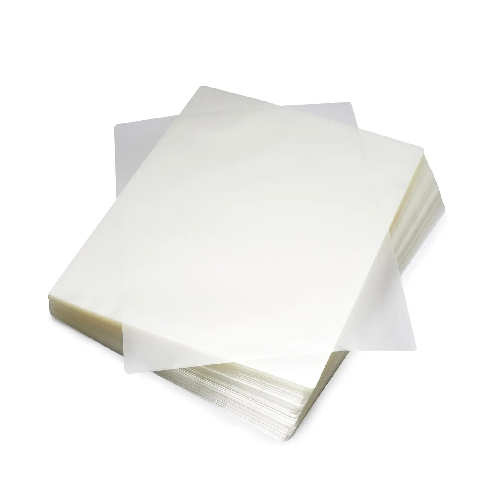100 Sheets 2.6 X 3.7 Inch Thermal Laminating Pouches, 50 Mic Transparent Thick Laminator Sheets for ID Cards, Name Tags, Small Photos, Home Office Craft