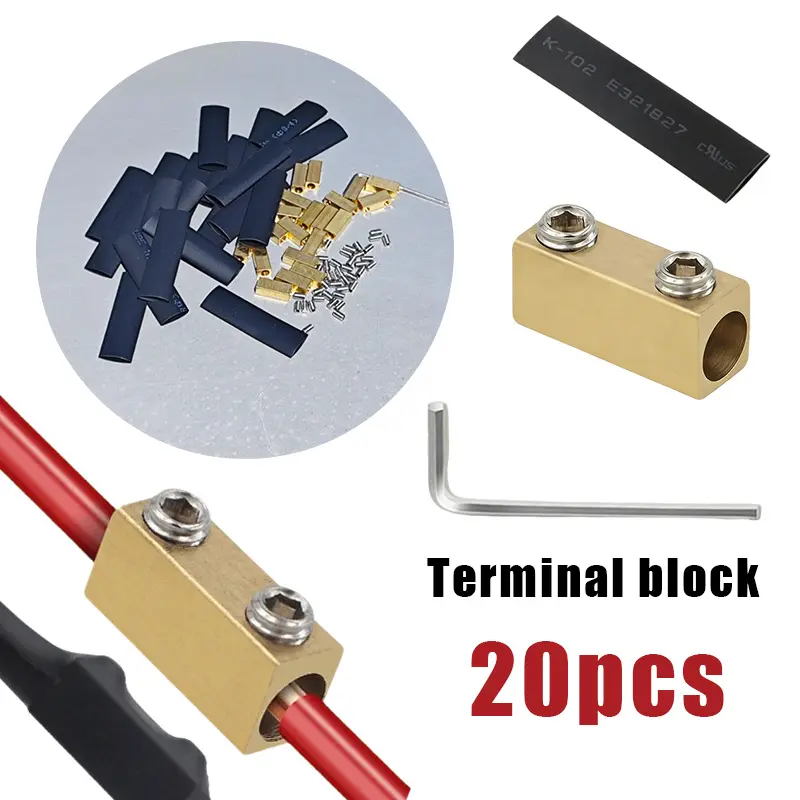 Household & Industrial Wiring Terminals – 20 Pcs Screw-Type Quick Connects With Easy Operation，Suitable For Various Wiring Scenarios