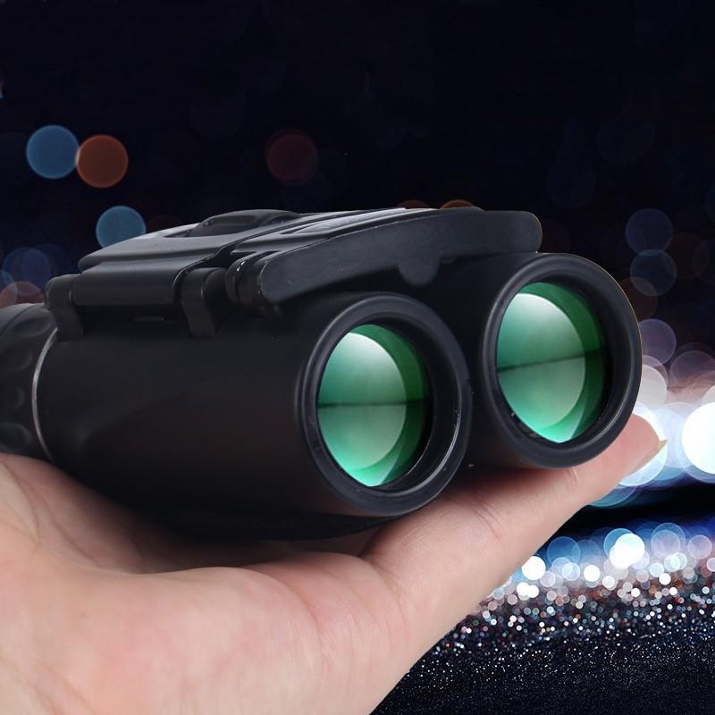 Portable HD Night Vision Binoculars, Handheld Folding Telescope, Durable Binoculars for Outdoor Hunting, Travel, Camping, Hiking, telescopes