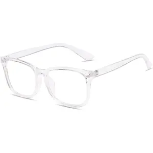 Unisex Stylish Square Non-prescription Eyeglasses Glasses Clear Lens Eyewear Frame