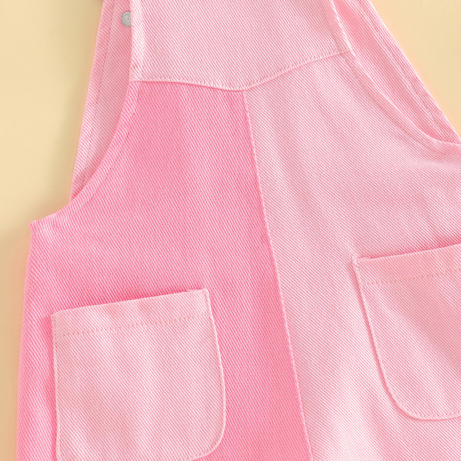 Imcute 90's Style Toddler Overalls Shorts Babby Boy Girl Suspender Romper Contrast Color Sleeveless Jumpsuit with Adjustble Shoulder Strap Shorts