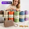 300g/2pcs Lightweight Hollow Yarn, Handmade Crochet Material, Crocheting Supplies, Multiple Colors Available, Ideal for Bags, Slippers, Pouches, Storage Baskets, Decorations #GLOBAL PICKS