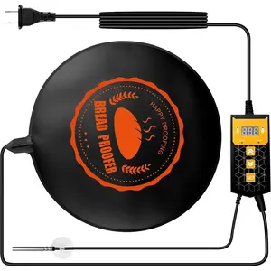 Bread Proofer Warming Mat,11.8" Sourdough Starter Warmer with Thermostat Temperature Control for Dough Proofing Yogurt Fermentation
