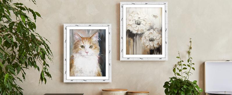 Rustic Oak 24x36 Frame Single Frame 24 x 36 Poster Frame for Artwork Puzzles Photos Movie Posters Picture Frames