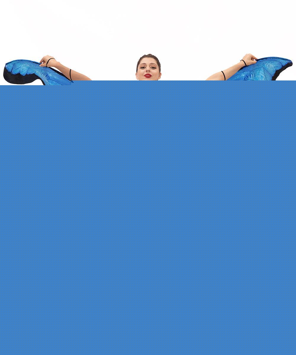 Blue Butterfly Cloak Skeleton Jumpsuit Halloween Cosplay Costume Witch Bodysuit Women Catsuit Funny Carnival Performance Outfit