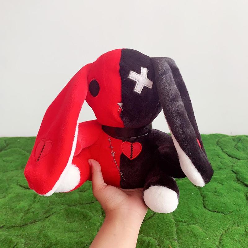 Cute Summer 25cm/9.84in Bunny Plush, Rabbit Stuffed Animal Plushies Toys for Kids, Kreeptures Plushies Toy Great for Party & Festival Gifts, Soft Huggable Animal Plushie Dolls, Surprise Gift Stuffers