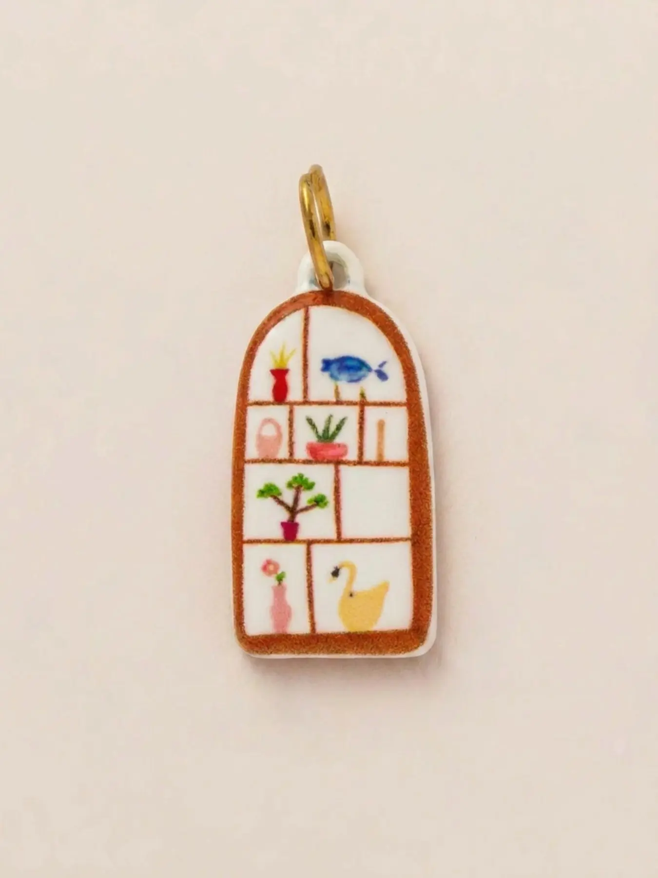 1PC Bohemian-style hand-painted illustration pendant necklace, Beachy vibes jewelry, featuring enamel accessories in the shapes of oceans, with an adjustable stainless steel chain, vibrant colors won't fade, perfect for everyday wear, layering