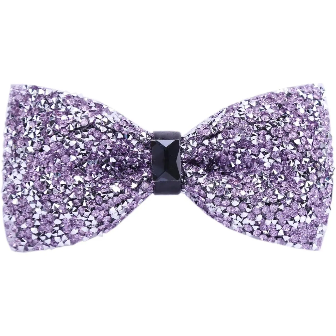 Men's Big Boy Sparkle Rhinestone Bow Tie Novelty Banquet Wedding Pre-Tied Bowtie