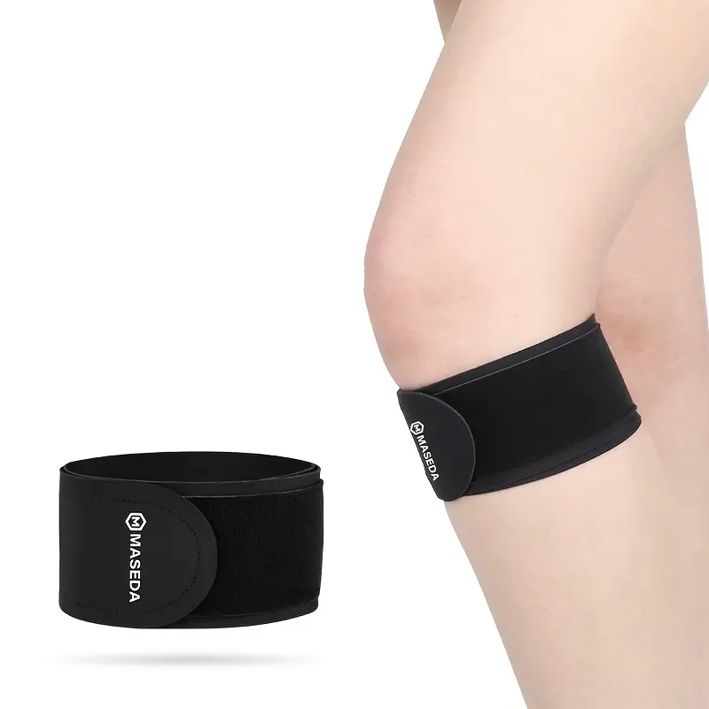 1 High-elastic Knee Pads-breathable Compression Belt, Soft and Comfortable, Non-slip Fit, Easy To Roll Up, Easy To Carry, Suitable for Men and Women Basketball, Running, Hiking, Cycling, Badminton