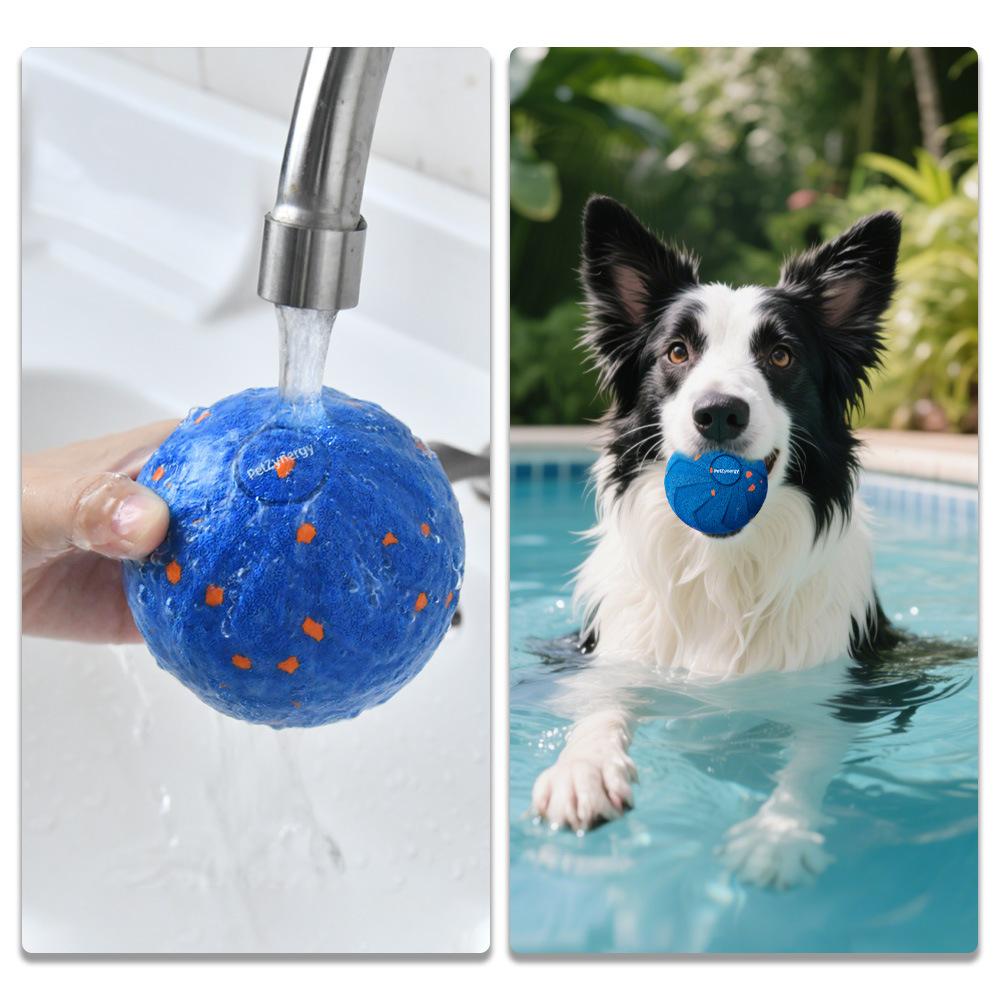 Durable Interactive Dog Toy, Automatic Moving, Bouncing, and Rotating, E-TPU Material, IPX7 Waterproof Rating, Active Rolling Ball for Medium and Large Dogs