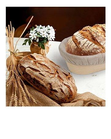 THE WELL KEPT 5 Inch Banneton Bread Proofing Basket Set of 6, Mini Sourdough Bread Baking Supplies, Small Banneton Basket Proofing Baskets for Sourdough Bread Baking