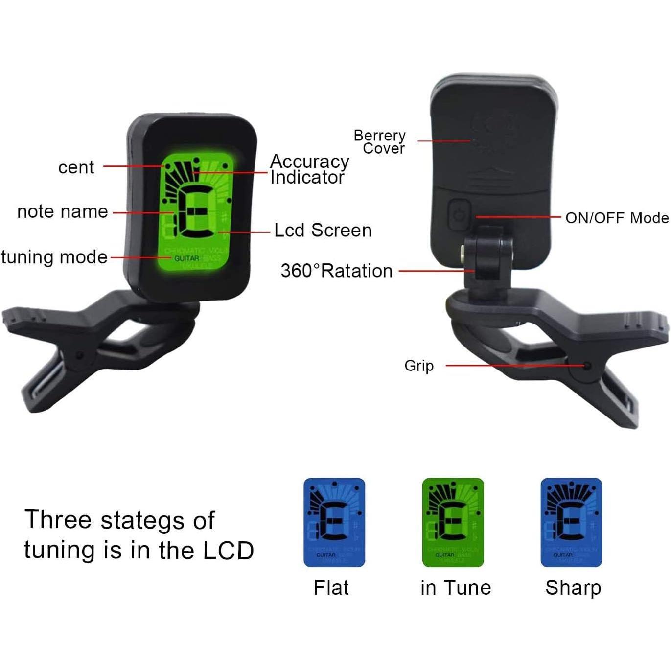 Guitar Accessories Kit with Guitar Strings,Guitar Tuner,Guitar Capo,3-in-1 Restring Tool,Pick Holder,Guitar Picks,Finger Protectors,Thumb Finger Picks, Guiter Bridge Pins,Guitar Nuts,Guitar Saddles Guitar Accessories Kit with Guitar Strings,Guitar Tuner,Guitar Capo,3-in-1 Restring Tool,Pick Holder,Guitar Picks,Finger Protectors,Thumb Finger Picks, Guiter Bridge Pins,Guitar Nuts,Guitar Saddles