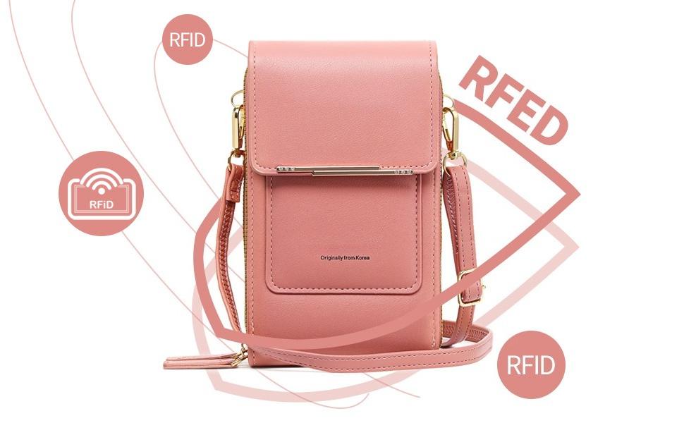 Women’s Crossbody Bag Touch Screen Mobile Phone Messenger Purse Small Leather Shoulder Bag with Adjustable Strap Card Slots Lightweight Travel Wallet Women’s Crossbody Bag Touch Screen Mobile Phone Messenger Purse Small Leather Shoulder Bag with Adjustable Strap Card Slots Lightweight Travel Wallet