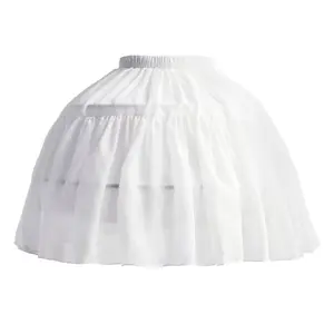 Women Girls Ruffled Short Petticoat Solid Fluffy Bubble Tutu Skirt Puffy Half Slip Prom Crinoline Underskirt No Hoop