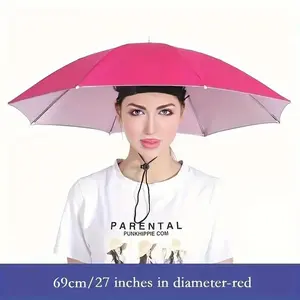 Lightweight Hat Umbrella, Outdoor Rain Umbrella, Fishing Umbrella, Portable and Convenient, Perfect for All Weather Conditions