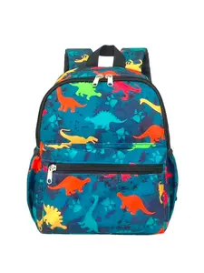 Colorful Dinosaur Cartoon Print Backpack, Adjustable Breathable Straps, Comfortable for Daily Use, Perfect for School, Travel, Gifts